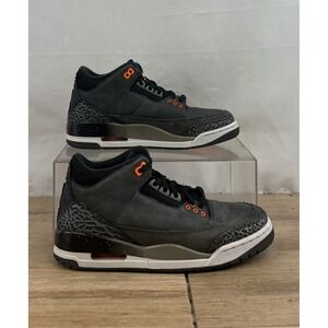 Air Jordan 3 Retro SE Black Anthracite Orange Men's Basketball CT8532 080 Size 8